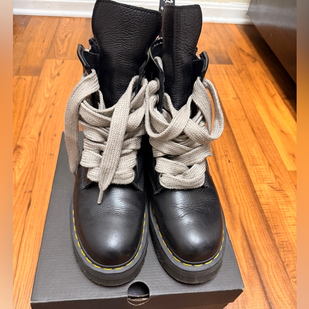 Rick Owen Dr Martin Jumbo Lace 1460 Quad Size US 10 Men’s